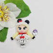 Load image into Gallery viewer, 039 Aspen Clay Doll for Bow-Center, Jewelry Charms, Accessories, and More