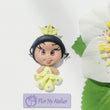 Load image into Gallery viewer, 131 Tiana Princess Yellow Clay Doll for Bow-Center, Jewelry Charms, Accessories, and More