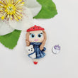 Load image into Gallery viewer, 288 Kailey Clay Doll for Bow-Center, Jewelry Charms, Accessories, and More