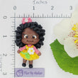 Load image into Gallery viewer, 432 Nia Clay Doll for Bow-Center, Jewelry Charms, Accessories, and More