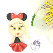 Load image into Gallery viewer, 393 Milla Clay Doll for Bow-Center, Jewelry Charms, Accessories, and More