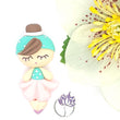 Load image into Gallery viewer, 377 MeToo Pink Ballet Clay Doll for Bow-Center, Jewelry Charms, Accessories, and More