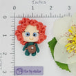 Load image into Gallery viewer, 369 Merina Baby Clay Doll for Bow-Center, Jewelry Charms, Accessories, and More