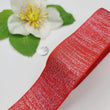 Load image into Gallery viewer, Red Satin/Lurex Ribbon - 027705 - 1 1/2" (40mm) -  5 yards