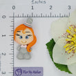 Load image into Gallery viewer, 324 Lilly Clay Doll for Bow-Center, Jewelry Charms, Accessories, and More
