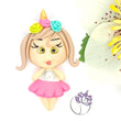 Load image into Gallery viewer, 282 Jovie Unicorn Girl Clay Doll for Bow-Center, Jewelry Charms, Accessories, and More