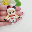 Load image into Gallery viewer, 039 Aspen Clay Doll for Bow-Center, Jewelry Charms, Accessories, and More
