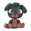 Load image into Gallery viewer, 250 Hunter Dog Clay Doll for Bow-Center, Jewelry Charms, Accessories, and More