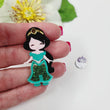 Load image into Gallery viewer, Yasmin Glitter Double Acrylic Apliques