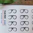 Load image into Gallery viewer, Adhesive Resin Eye Glasses for Clays MNC 524 AVIATOR 2.2 cm 56 Units