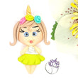 Load image into Gallery viewer, 315 Leah Clay Doll for Bow-Center, Jewelry Charms, Accessories, and More