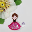 Load image into Gallery viewer, Anna Glitter Double Acrylic Apliques