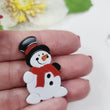 Load image into Gallery viewer, Snow Man Double Acrylic Apliques