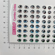 Load image into Gallery viewer, Adhesive Resin Eyes for Clays Multicolor STY R072 P Combo 64Pairs