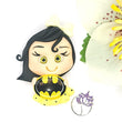 Load image into Gallery viewer, 057 Bat Girl Clay Doll for Bow-Center, Jewelry Charms, Accessories, and More