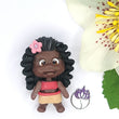 Load image into Gallery viewer, 416 Moanna Red Clay Doll for Bow-Center, Jewelry Charms, Accessories, and More