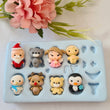 Load image into Gallery viewer, Xmas mini cuties silicone mold AJ #60