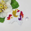 Load image into Gallery viewer, Flying Unicorn Double Acrylic Apliques
