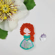 Load image into Gallery viewer, Merina Glitter Double Acrylic Apliques
