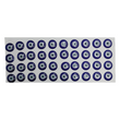 Load image into Gallery viewer, Adhesive resin for clays MF 63 Greek Eyes (1.5 cm) 40 Units