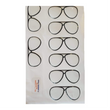Load image into Gallery viewer, Adhesive Resin Eye Glasses for Clays MNC 524 AVIATOR 7cm 8Units