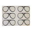 Load image into Gallery viewer, Adhesive Resin Eye Glasses for Clays MNC 524 AVIATOR 9cm 6Units