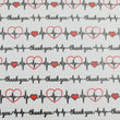 Load image into Gallery viewer, Heartbeat - EKG Thank You Heartbeat Faux Leather Printed Vinyl Sheet