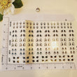 Load image into Gallery viewer, Adhesive Eyes for Clays Multicolor MNC COMBO#1 (P/ SM) 80 Pairs