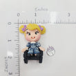 Load image into Gallery viewer, 225 Gabrielle Clay Doll for Bow-Center, Jewelry Charms, Accessories, and More