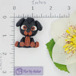 Load image into Gallery viewer, 250 Hunter Dog Clay Doll for Bow-Center, Jewelry Charms, Accessories, and More