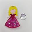 Load image into Gallery viewer, Aurora Glitter Double Acrylic Apliques