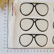 Load image into Gallery viewer, Adhesive Resin Eye Glasses for Clays MNC 524 AVIATOR 9cm 6Units