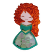 Load image into Gallery viewer, Merina Glitter Double Acrylic Apliques