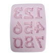 Load image into Gallery viewer, Decorative Numbers silicone Mold 281 MA