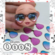 Load image into Gallery viewer, Adhesive Resin Sunglasses for Clays Multicolor STY O008 3cm (SM) 25 Units