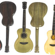 Load image into Gallery viewer, Adhesive Resin Guitars (4 set) 8 cm multicolor MNC