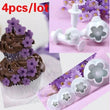 Load image into Gallery viewer, 4 Pcs/Set Mini Plum#2 Plunger Biscuit Cookies Cutter Mold