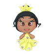 Load image into Gallery viewer, 131 Tiana Princess Yellow Clay Doll for Bow-Center, Jewelry Charms, Accessories, and More