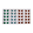 Load image into Gallery viewer, Adhesive Eyes for Clays Multicolor AAB 6570 XL 20Pairs