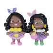 Load image into Gallery viewer, 571 Violet & Jasmine Twins Clay Doll for Bow-Center, Jewelry Charms, Accessories, and More