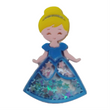Load image into Gallery viewer, Cinderella Glitter Double Acrylic Apliques