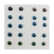 Load image into Gallery viewer, Adhesive Resin Eyes for Clays Multicolor STY R017 Mine 72Pairs