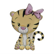 Load image into Gallery viewer, Cute Tiger Acrylic Adhesive Stamped Appliques