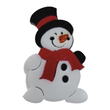 Load image into Gallery viewer, Snow Man Double Acrylic Apliques