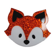 Load image into Gallery viewer, Fox Face Double Acrylic Apliques