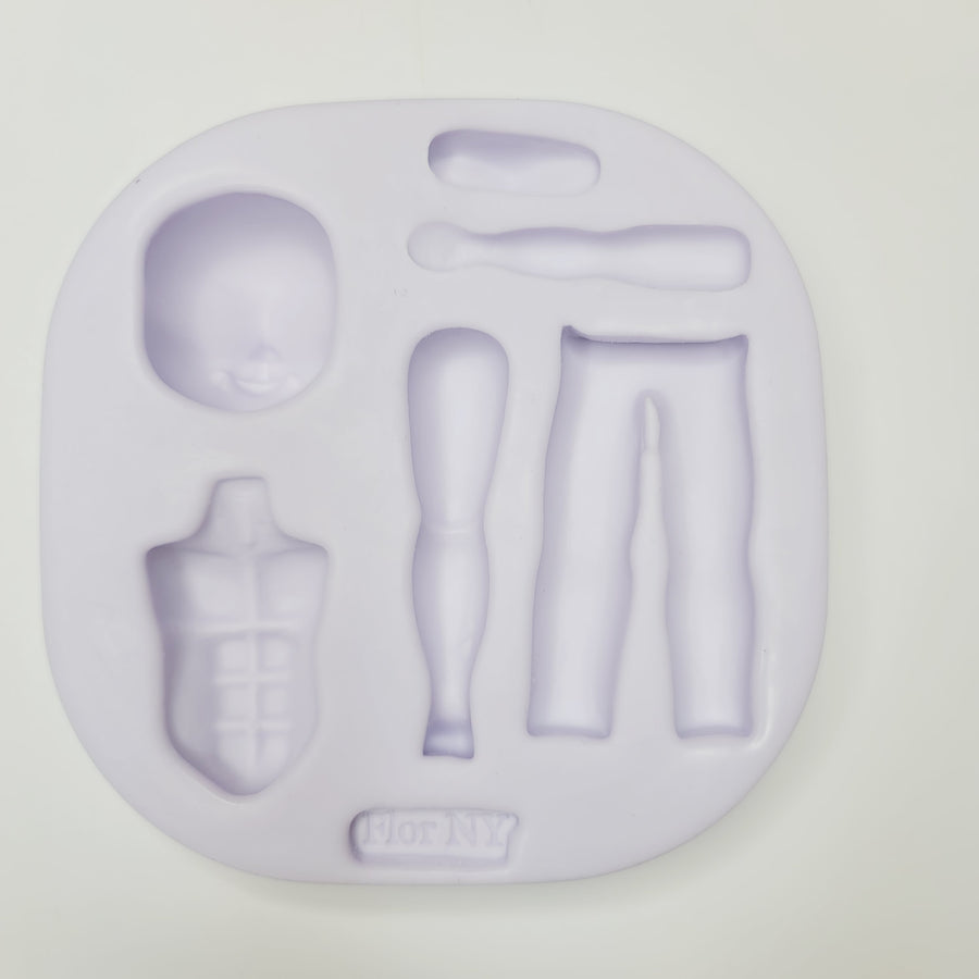 Athletic Figure  Silicone Mold FNY #16
