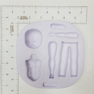 Athletic Figure  Silicone Mold FNY #16