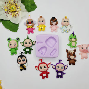 Universal Clay Doll Silicone Mold FNY #18
