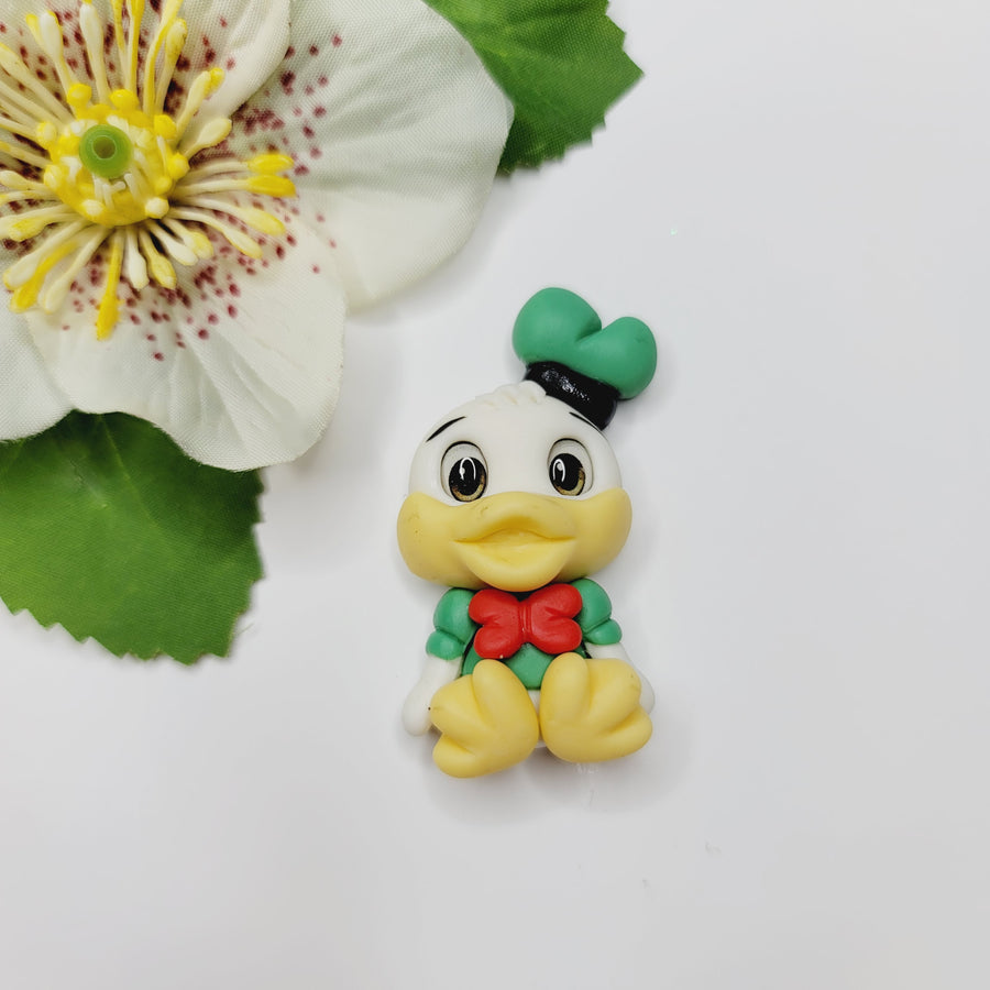 Donald #710 Clay Doll for Bow-Center, Jewelry Charms, Accessories, and More