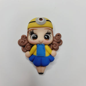 Miniona 6 #701 Clay Doll for Bow-Center, Jewelry Charms, Accessories, and More